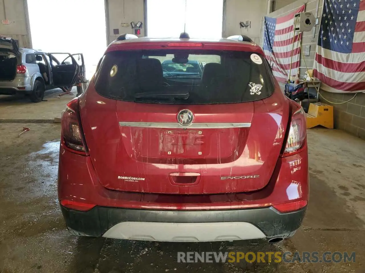 6 Photograph of a damaged car KL4CJASB9KB708120 BUICK ENCORE 2019