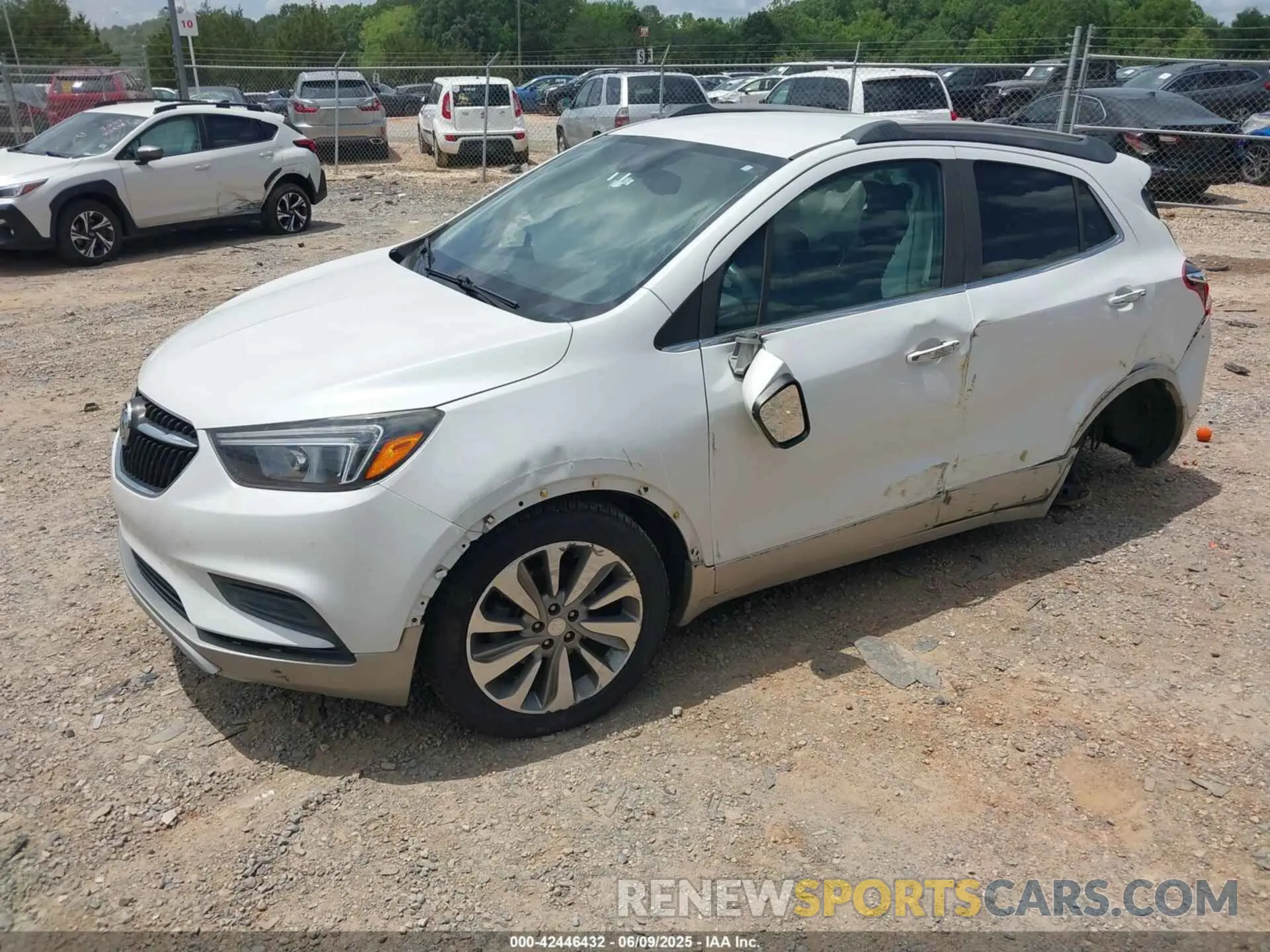 2 Photograph of a damaged car KL4CJASB9KB709882 BUICK ENCORE 2019