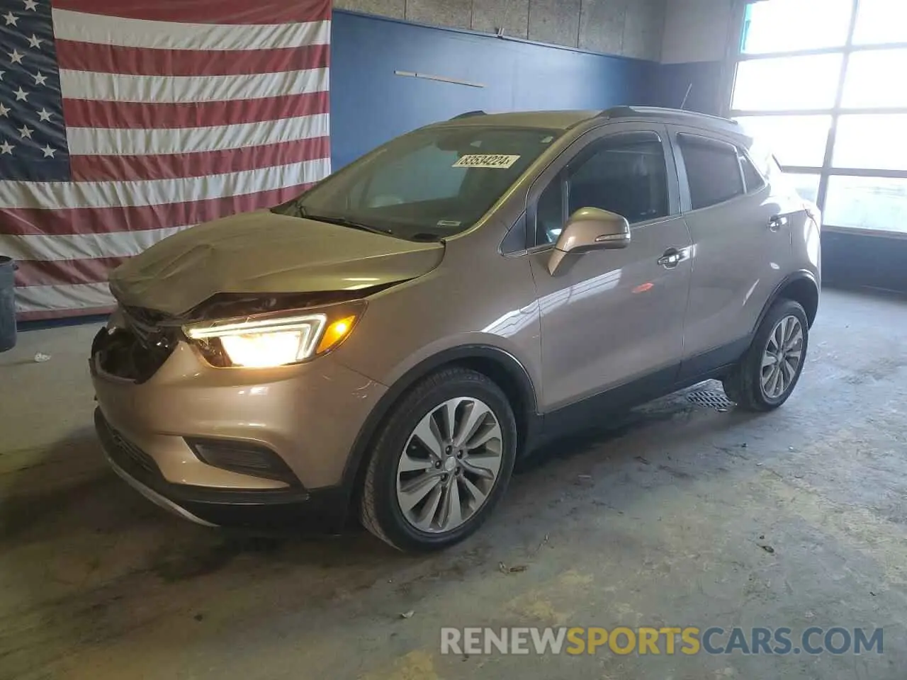 1 Photograph of a damaged car KL4CJASB9KB712622 BUICK ENCORE 2019