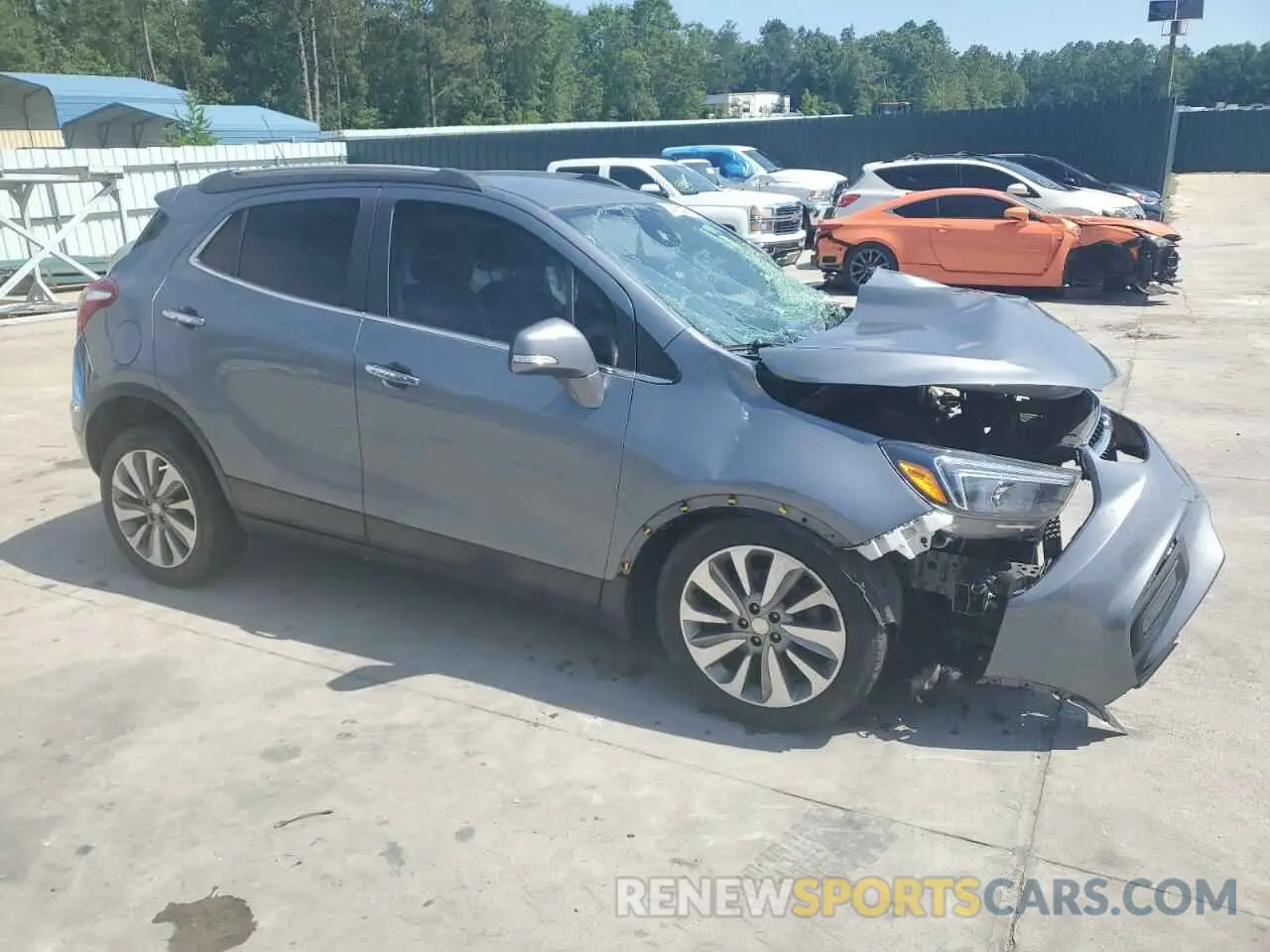 4 Photograph of a damaged car KL4CJASB9KB742137 BUICK ENCORE 2019