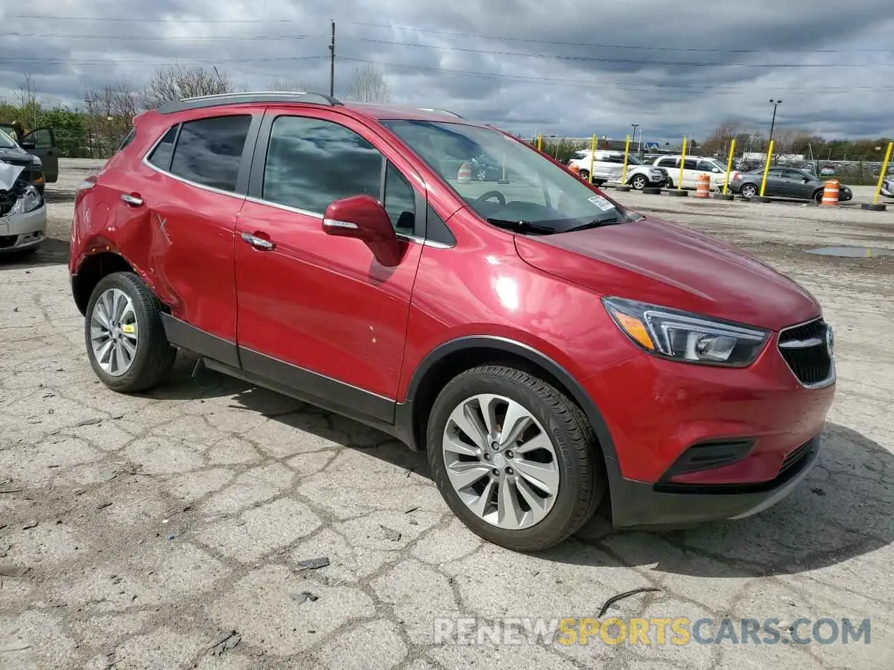 4 Photograph of a damaged car KL4CJASB9KB820335 BUICK ENCORE 2019