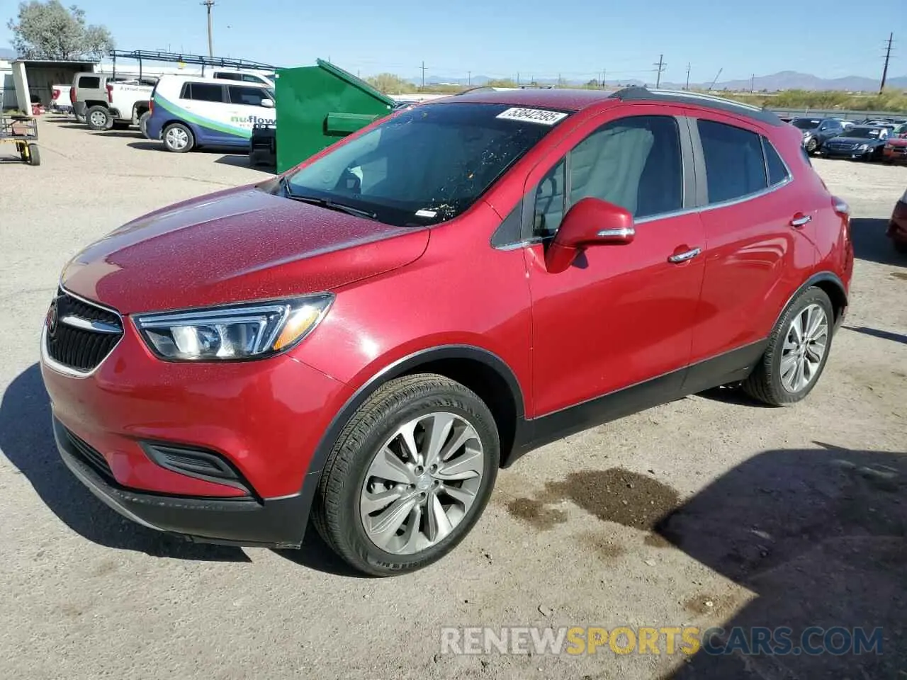 1 Photograph of a damaged car KL4CJASBXKB726447 BUICK ENCORE 2019