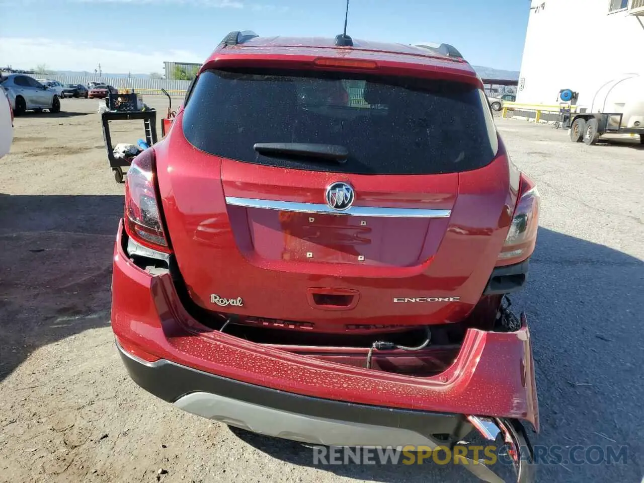 6 Photograph of a damaged car KL4CJASBXKB726447 BUICK ENCORE 2019