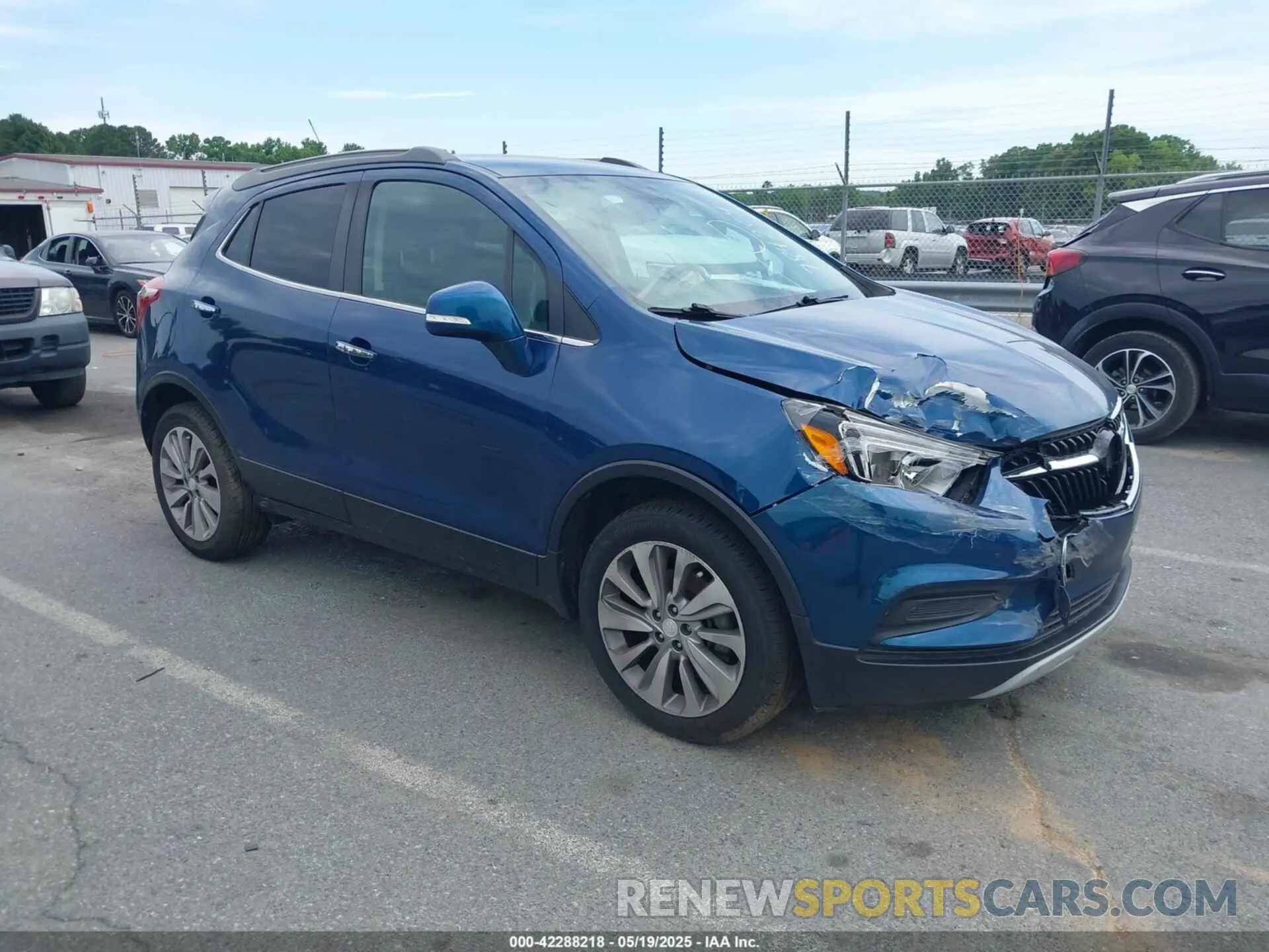 1 Photograph of a damaged car KL4CJASBXKB784204 BUICK ENCORE 2019