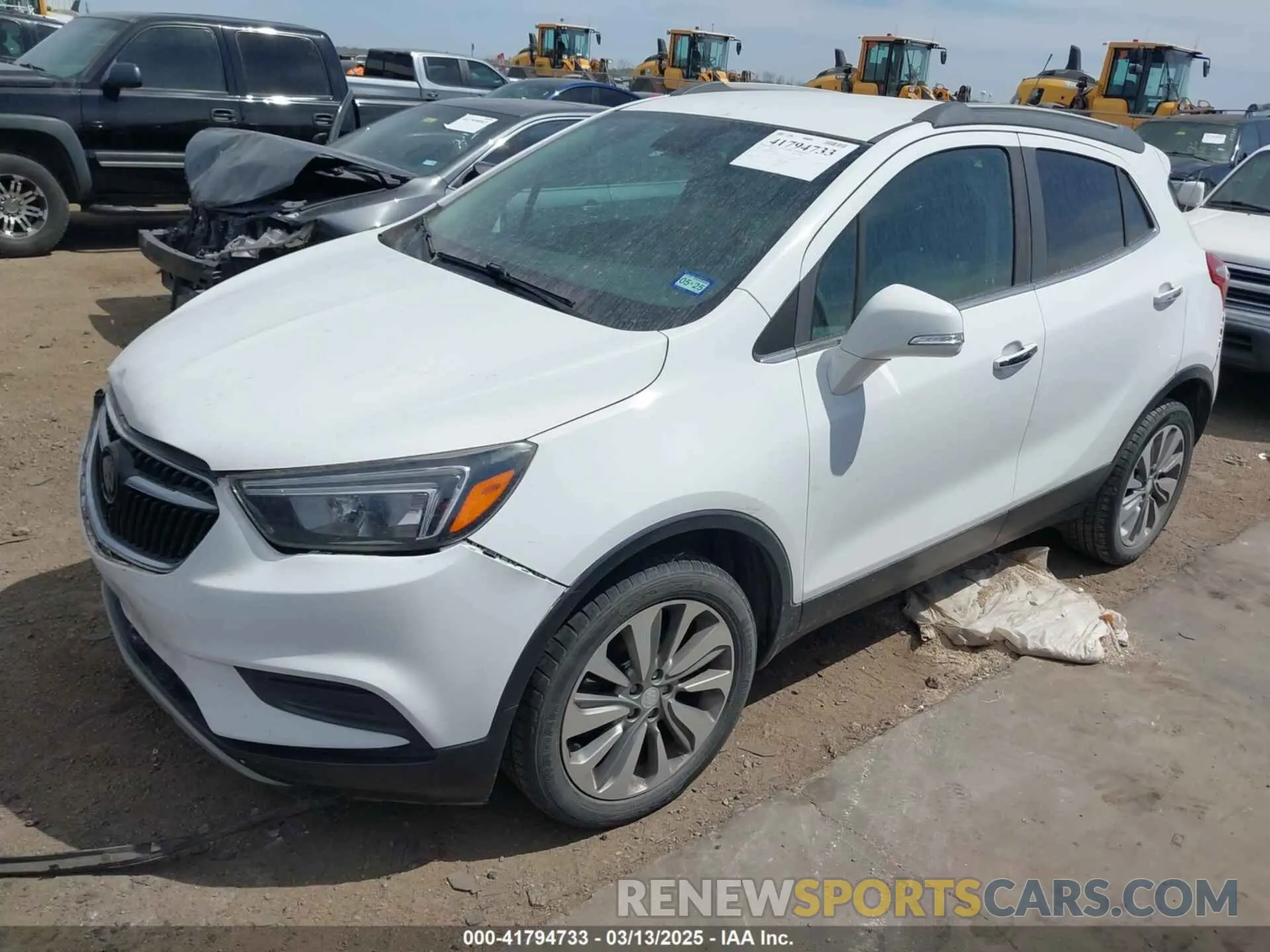 2 Photograph of a damaged car KL4CJASBXKB885324 BUICK ENCORE 2019