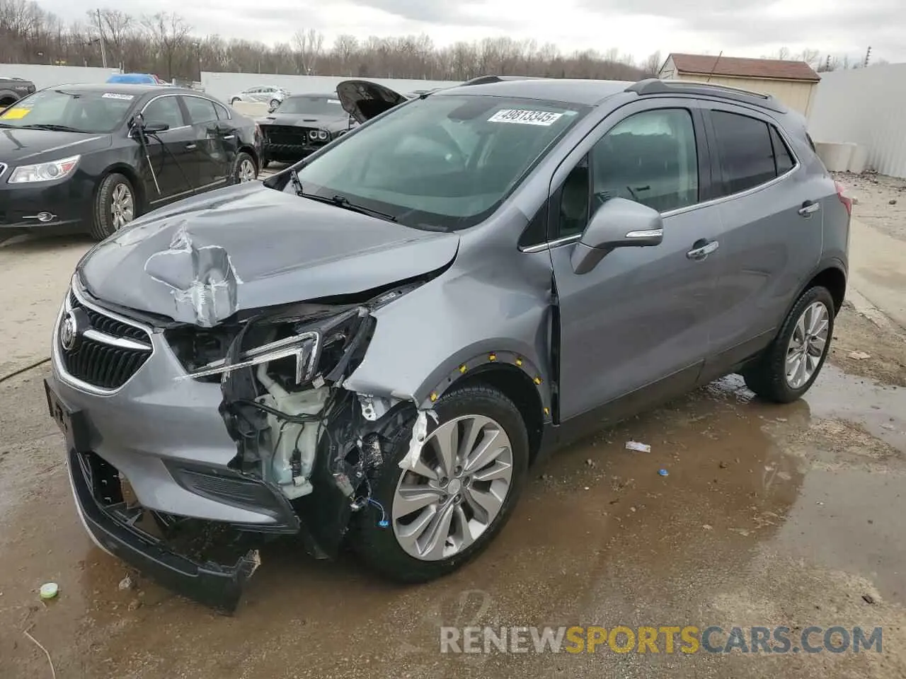 1 Photograph of a damaged car KL4CJASBXKB893875 BUICK ENCORE 2019