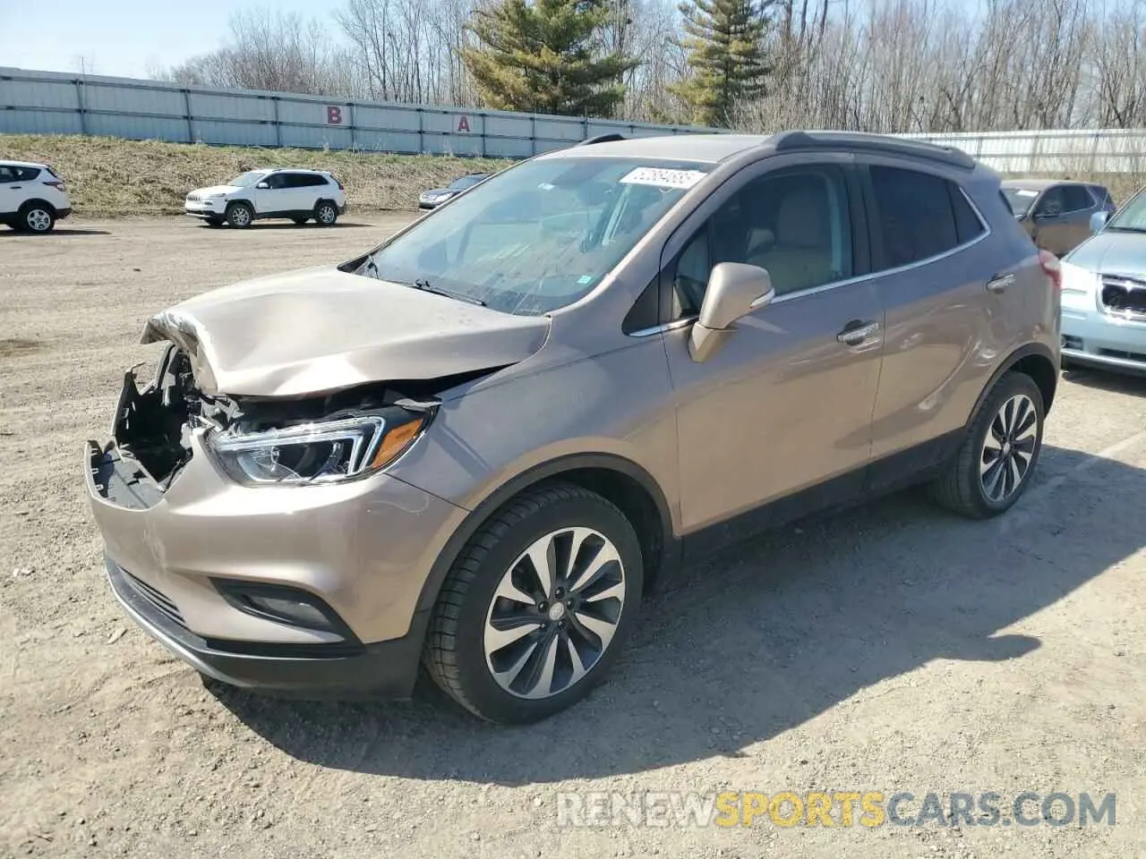 1 Photograph of a damaged car KL4CJCSB7KB702618 BUICK ENCORE 2019