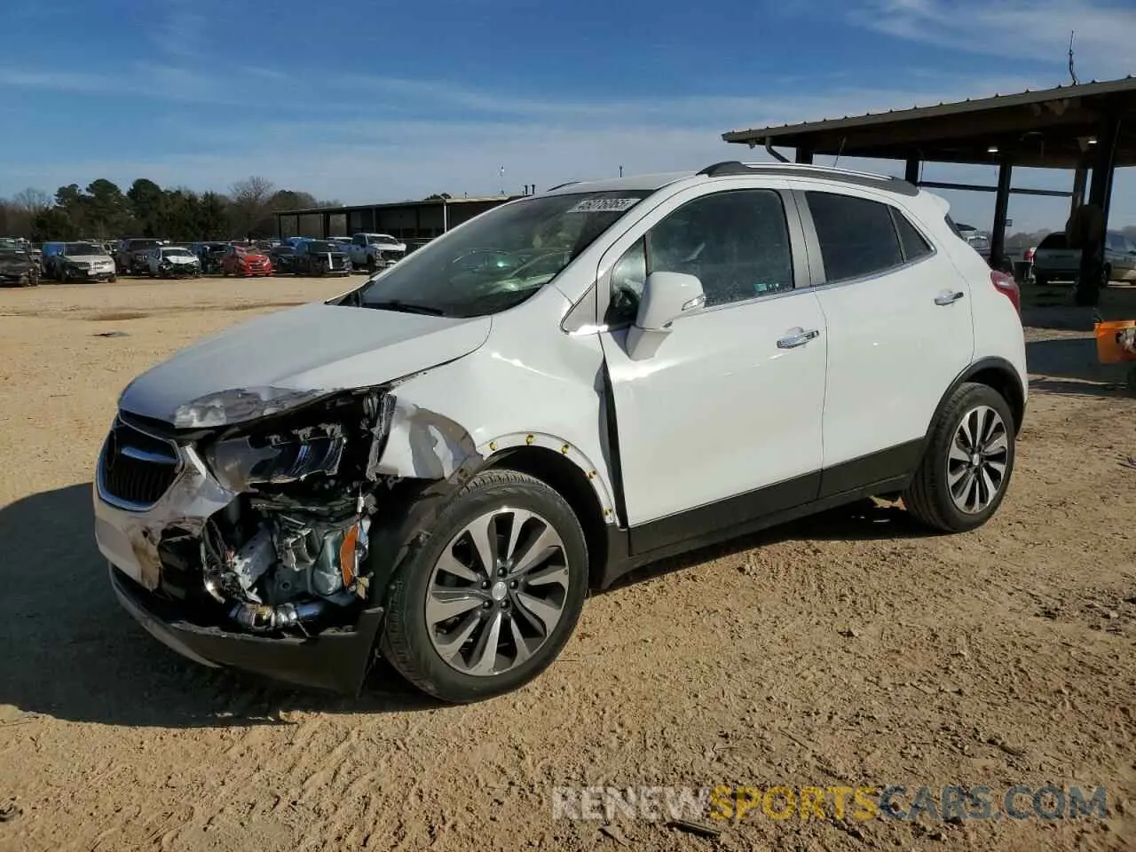 1 Photograph of a damaged car KL4CJCSM1KB752612 BUICK ENCORE 2019