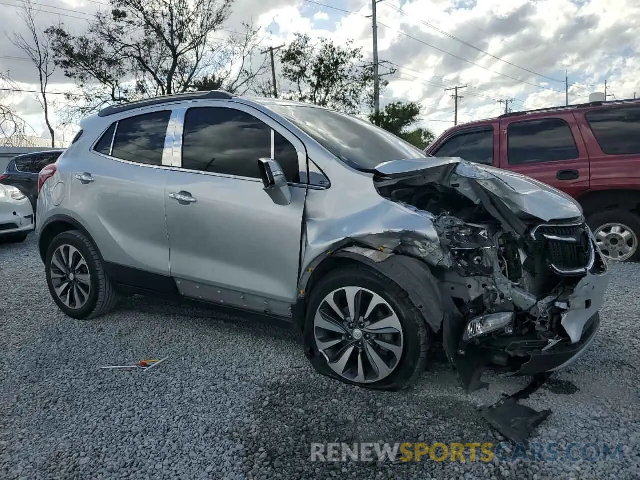 4 Photograph of a damaged car KL4CJCSM1KB758507 BUICK ENCORE 2019