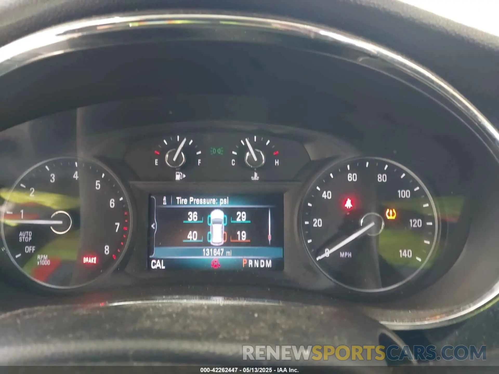7 Photograph of a damaged car KL4CJCSM1KB835845 BUICK ENCORE 2019
