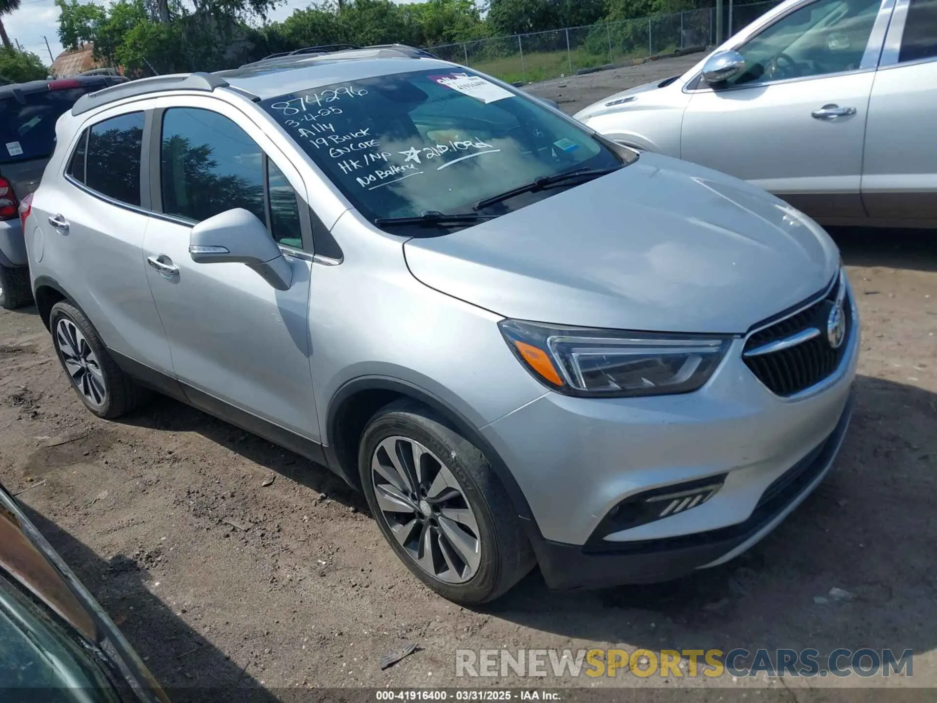 1 Photograph of a damaged car KL4CJCSM2KB874296 BUICK ENCORE 2019