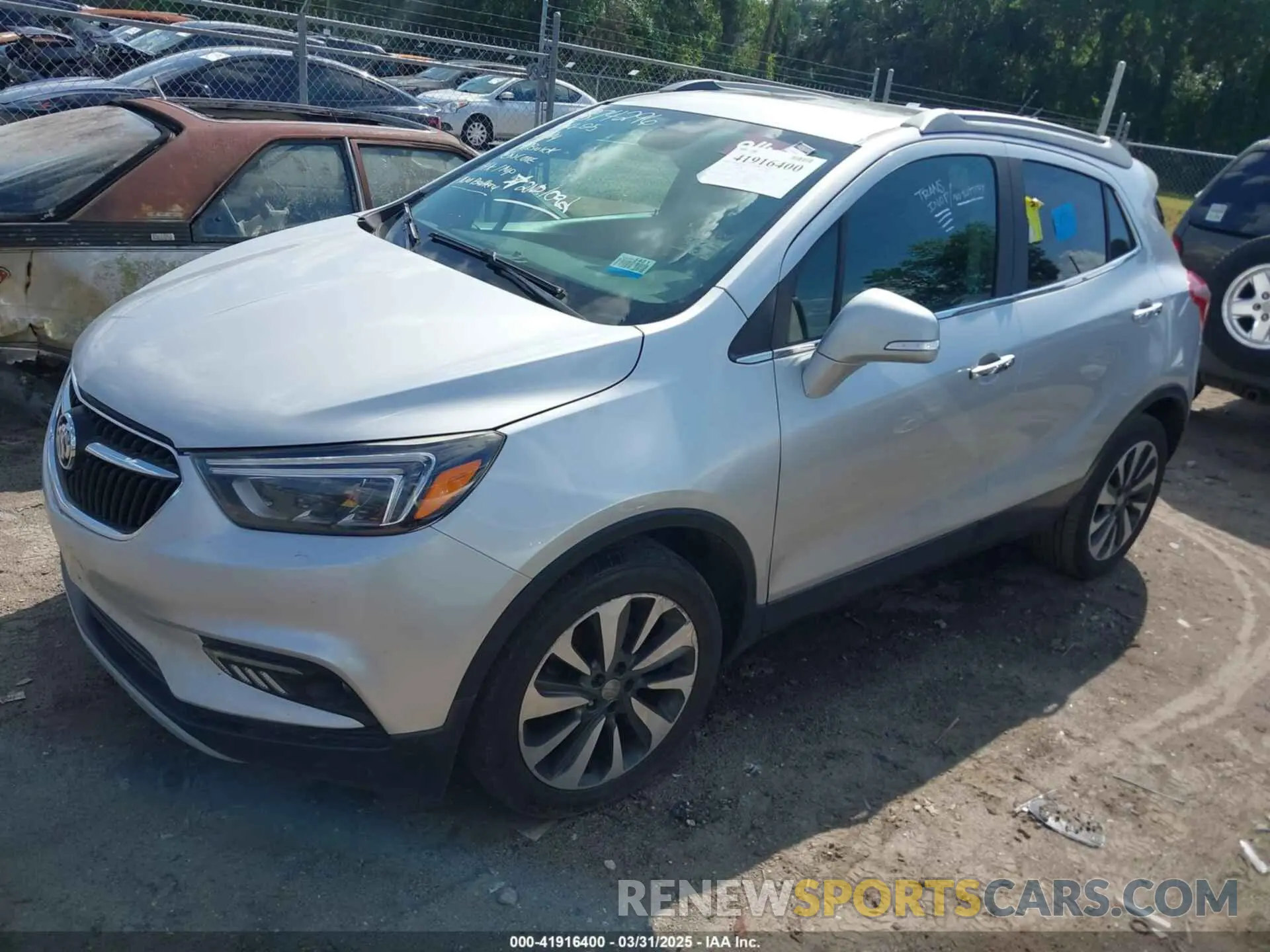 2 Photograph of a damaged car KL4CJCSM2KB874296 BUICK ENCORE 2019