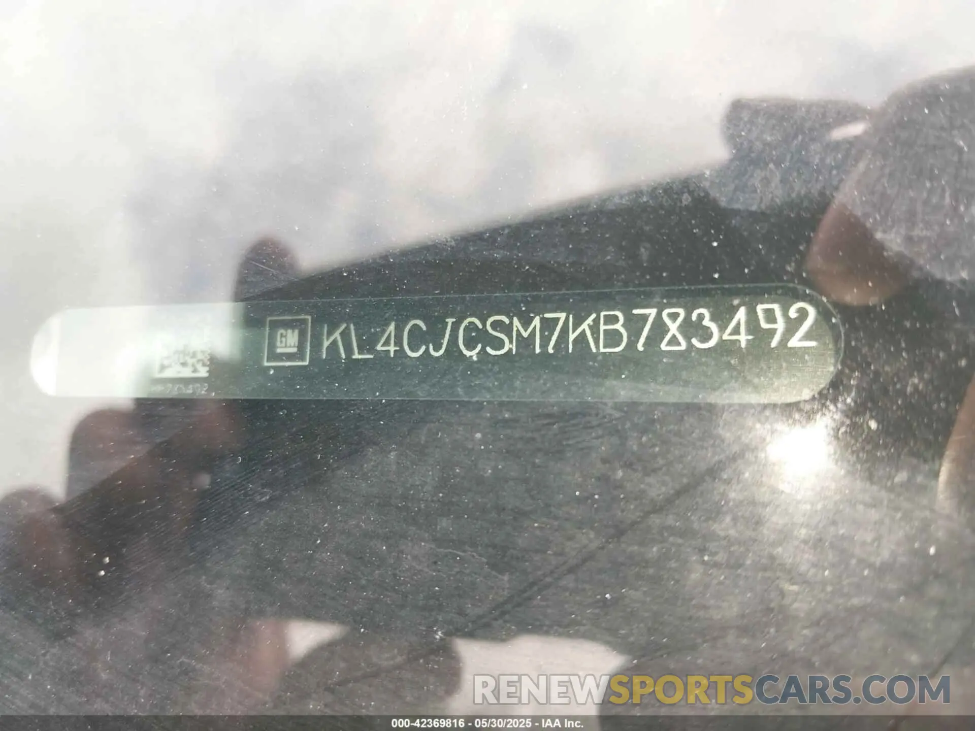 9 Photograph of a damaged car KL4CJCSM7KB783492 BUICK ENCORE 2019
