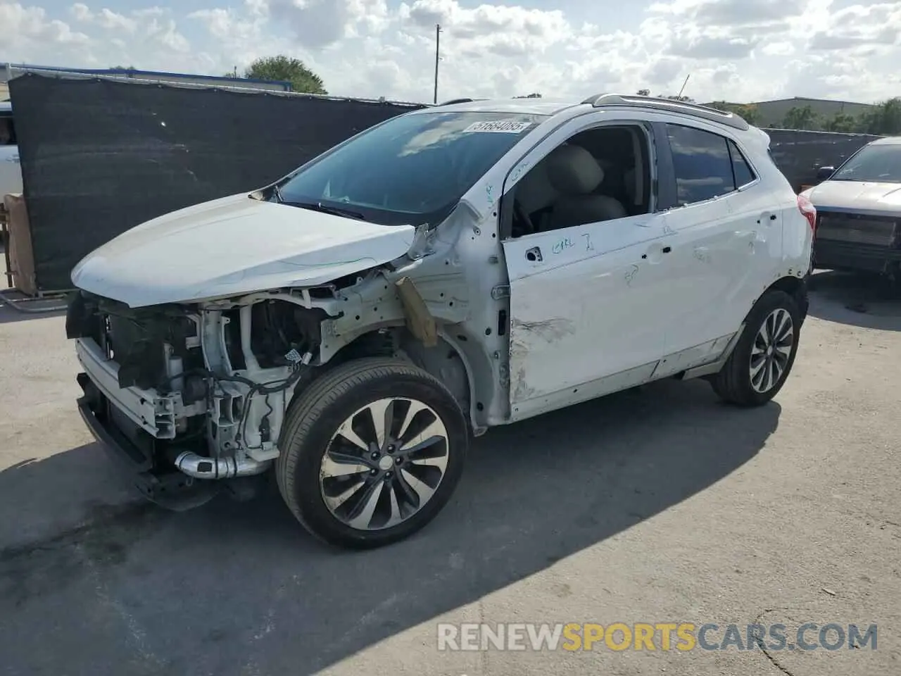 1 Photograph of a damaged car KL4CJCSM8KB728422 BUICK ENCORE 2019