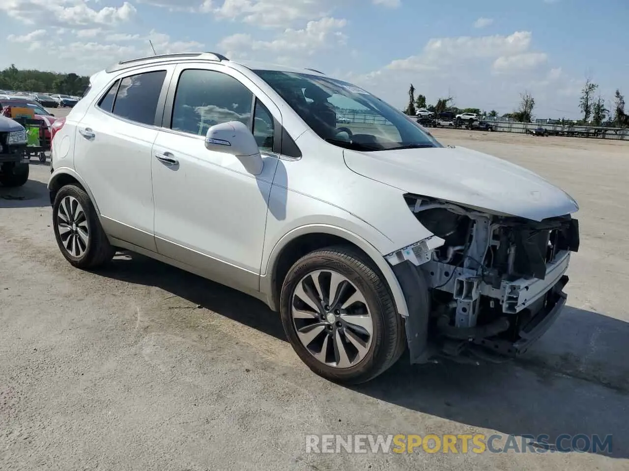 4 Photograph of a damaged car KL4CJCSM8KB728422 BUICK ENCORE 2019