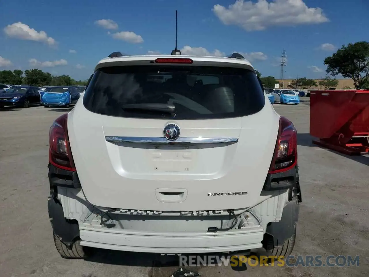 6 Photograph of a damaged car KL4CJCSM8KB728422 BUICK ENCORE 2019