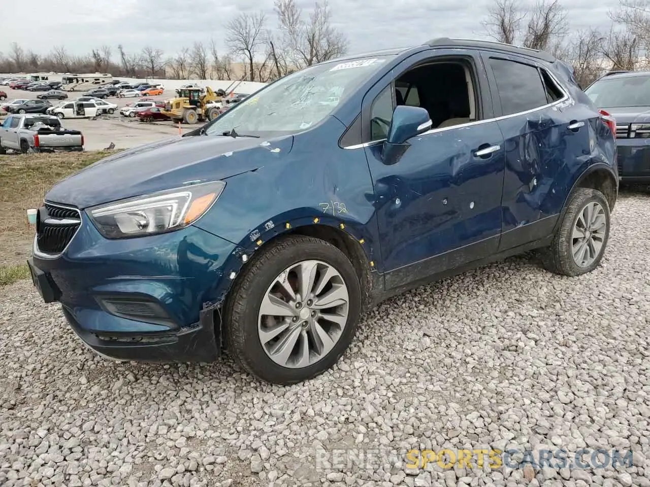 1 Photograph of a damaged car KL4CJESB0KB766043 BUICK ENCORE 2019