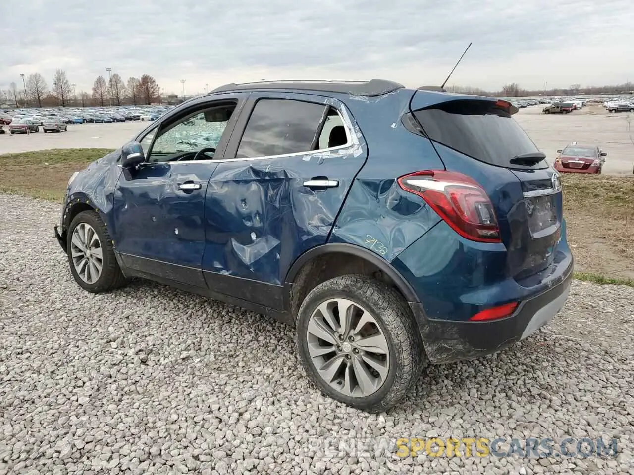 2 Photograph of a damaged car KL4CJESB0KB766043 BUICK ENCORE 2019