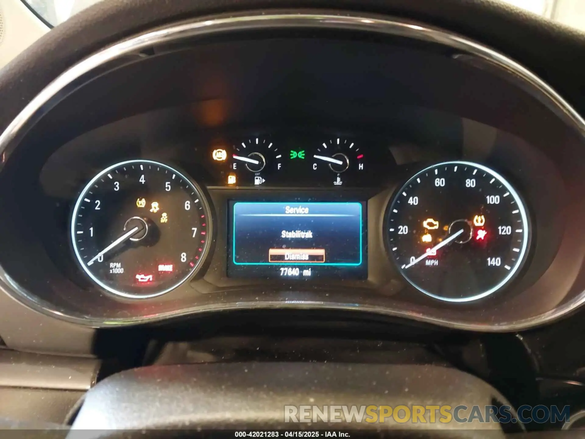 7 Photograph of a damaged car KL4CJESB1KB730197 BUICK ENCORE 2019