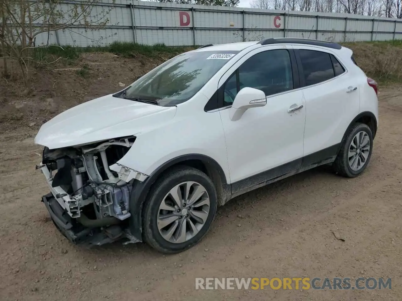 1 Photograph of a damaged car KL4CJESB2KB740219 BUICK ENCORE 2019