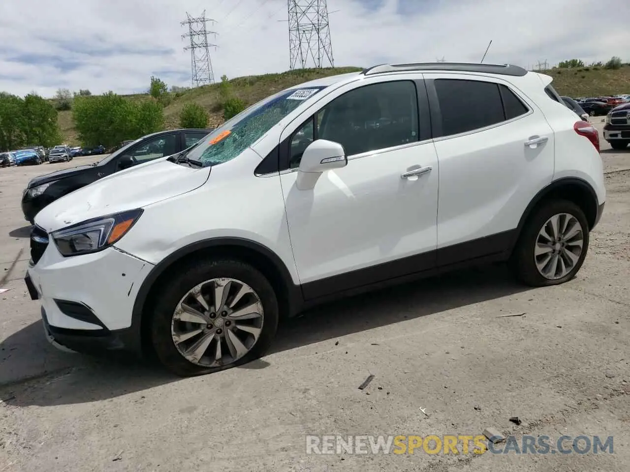 1 Photograph of a damaged car KL4CJESB2KB795883 BUICK ENCORE 2019
