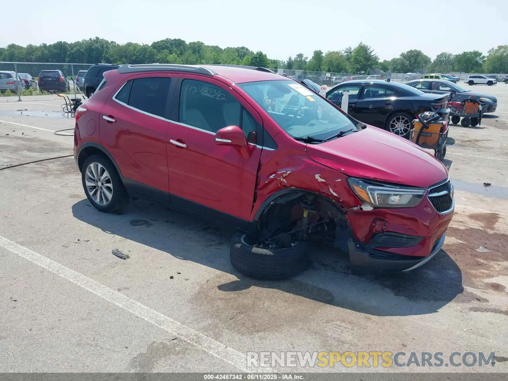 1 Photograph of a damaged car KL4CJESB2KB885728 BUICK ENCORE 2019