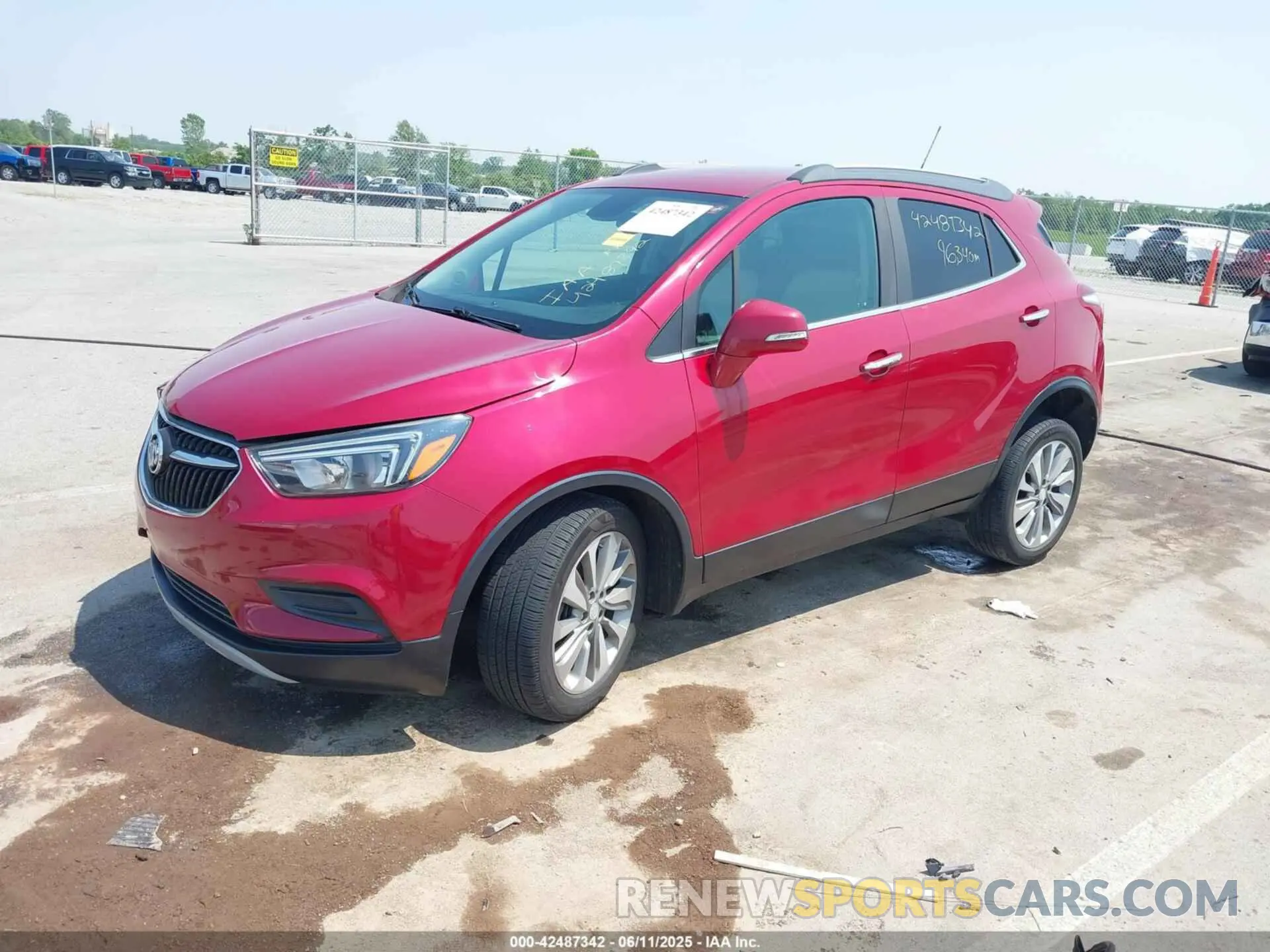 2 Photograph of a damaged car KL4CJESB2KB885728 BUICK ENCORE 2019