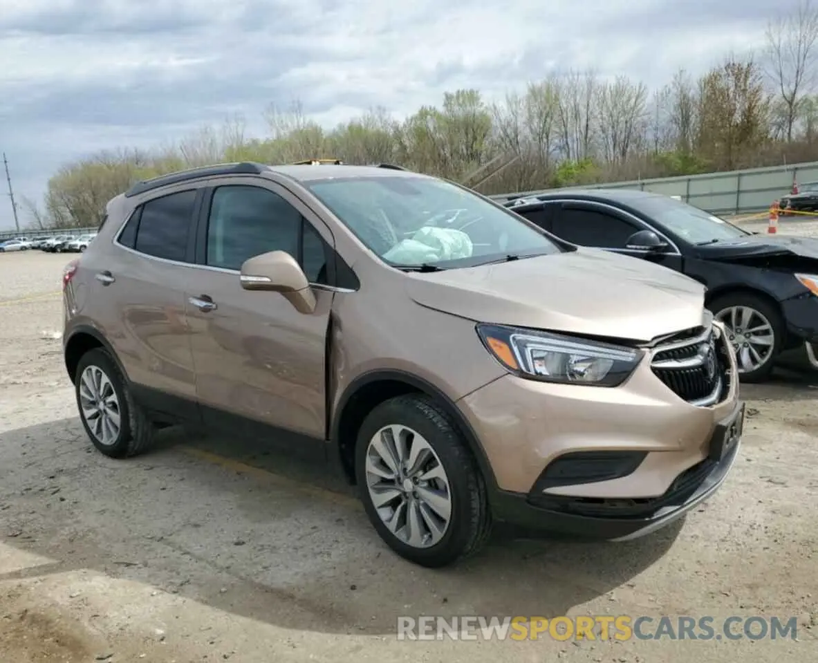 4 Photograph of a damaged car KL4CJESB2KB940484 BUICK ENCORE 2019