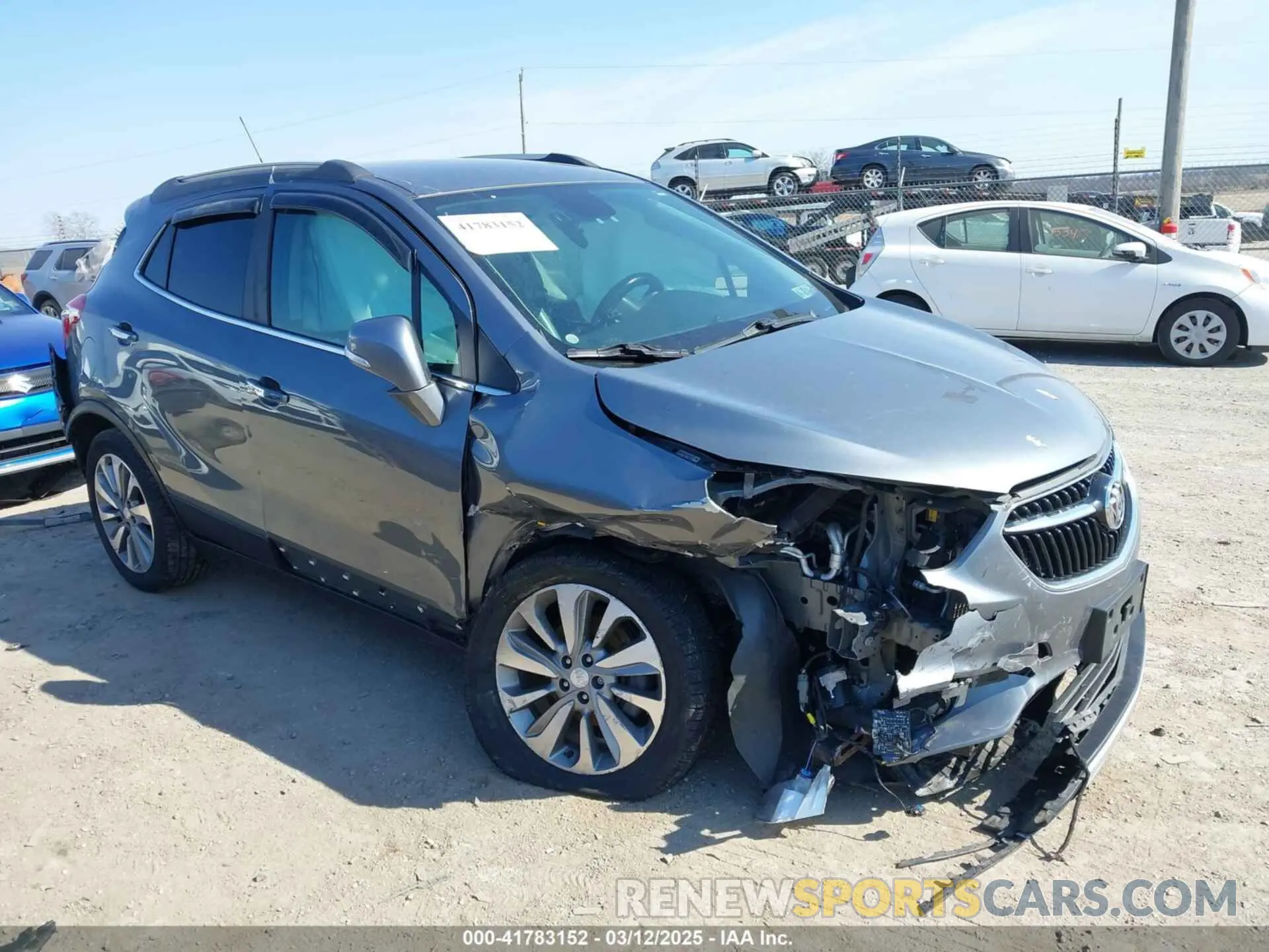 1 Photograph of a damaged car KL4CJESB3KB720884 BUICK ENCORE 2019