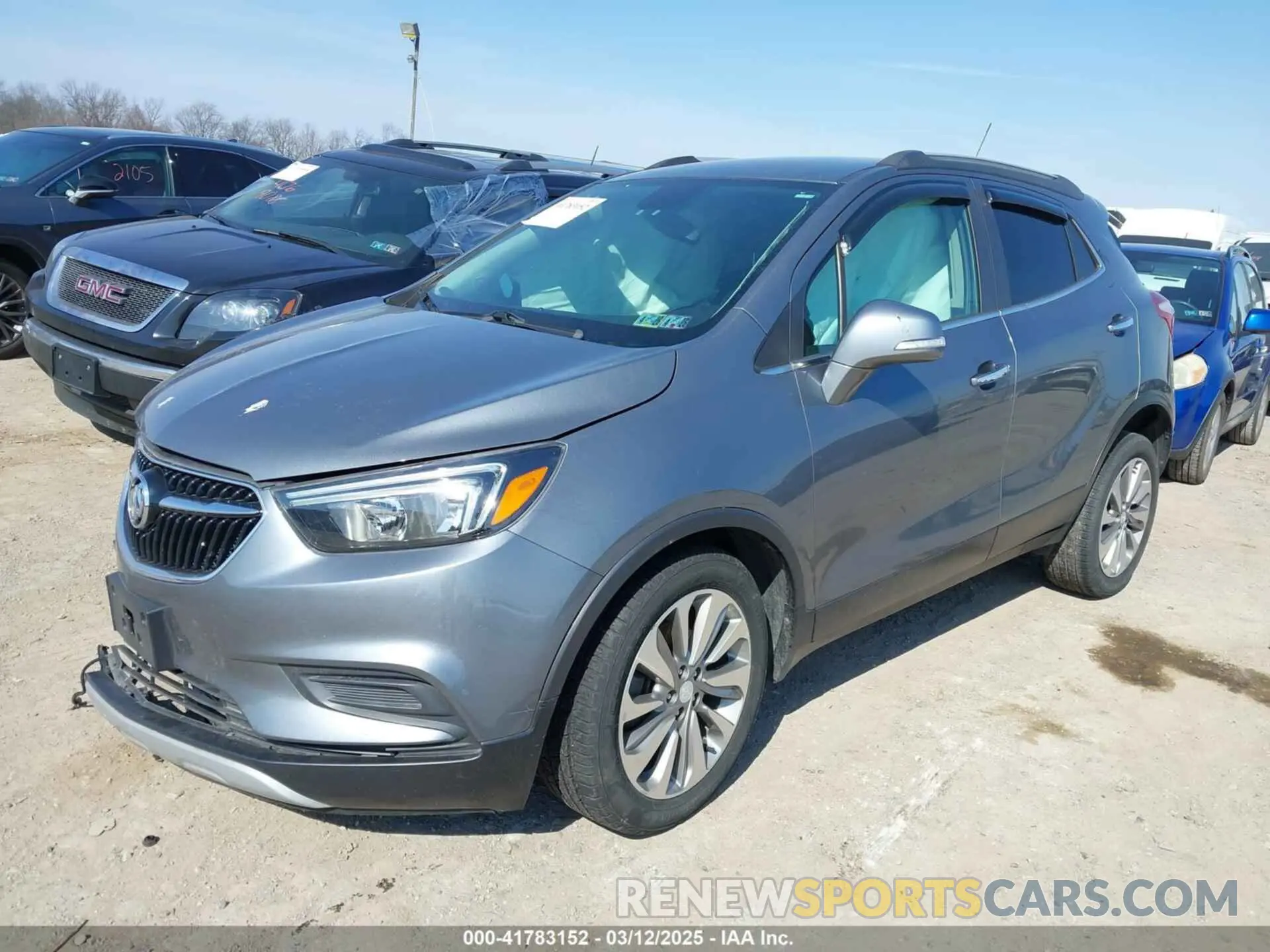2 Photograph of a damaged car KL4CJESB3KB720884 BUICK ENCORE 2019