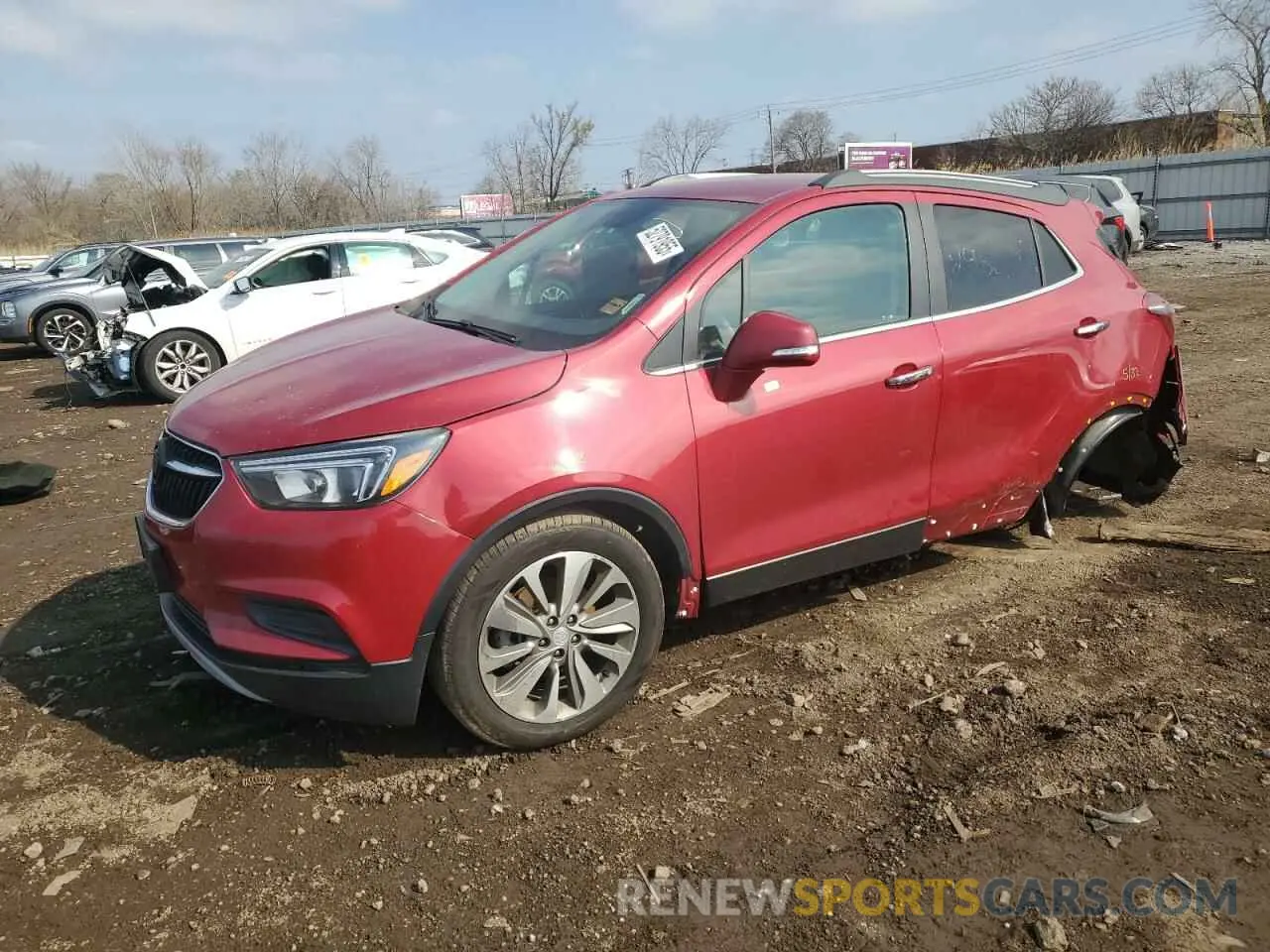 1 Photograph of a damaged car KL4CJESB3KB873958 BUICK ENCORE 2019