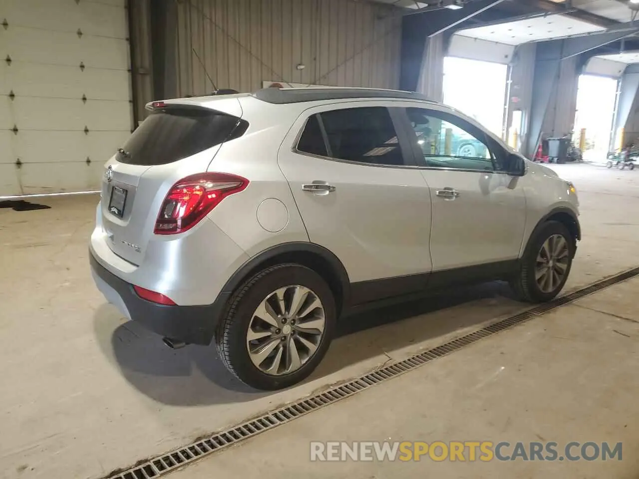 3 Photograph of a damaged car KL4CJESB4KB752050 BUICK ENCORE 2019