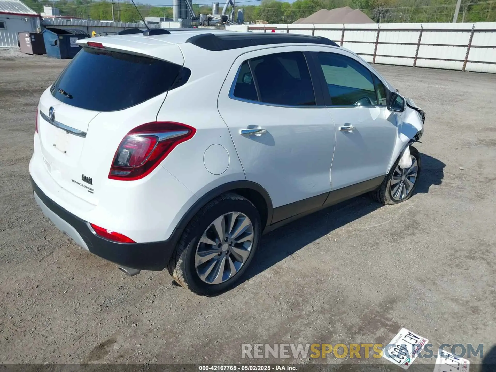 4 Photograph of a damaged car KL4CJESB5KB718229 BUICK ENCORE 2019