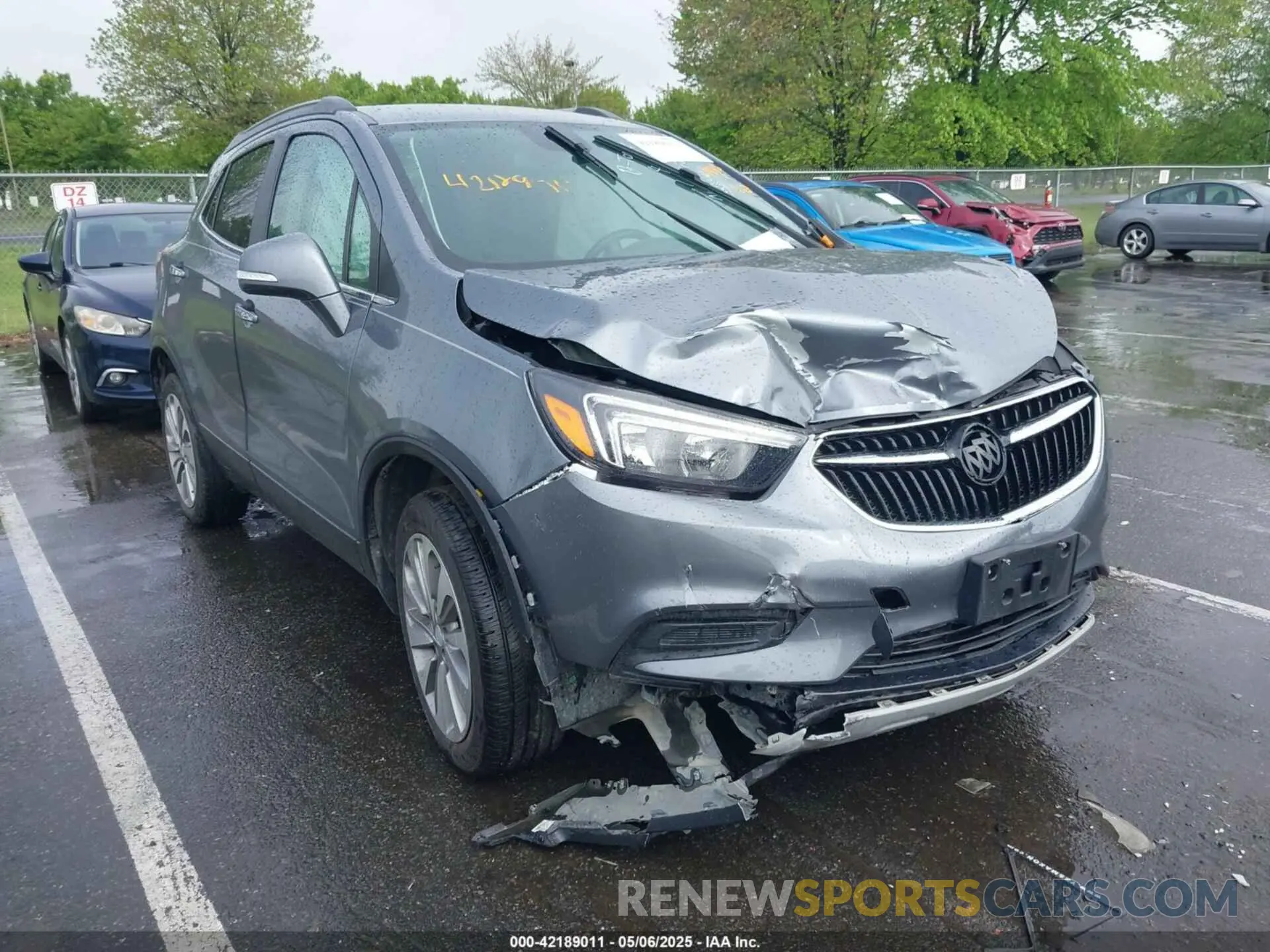 1 Photograph of a damaged car KL4CJESB5KB883455 BUICK ENCORE 2019