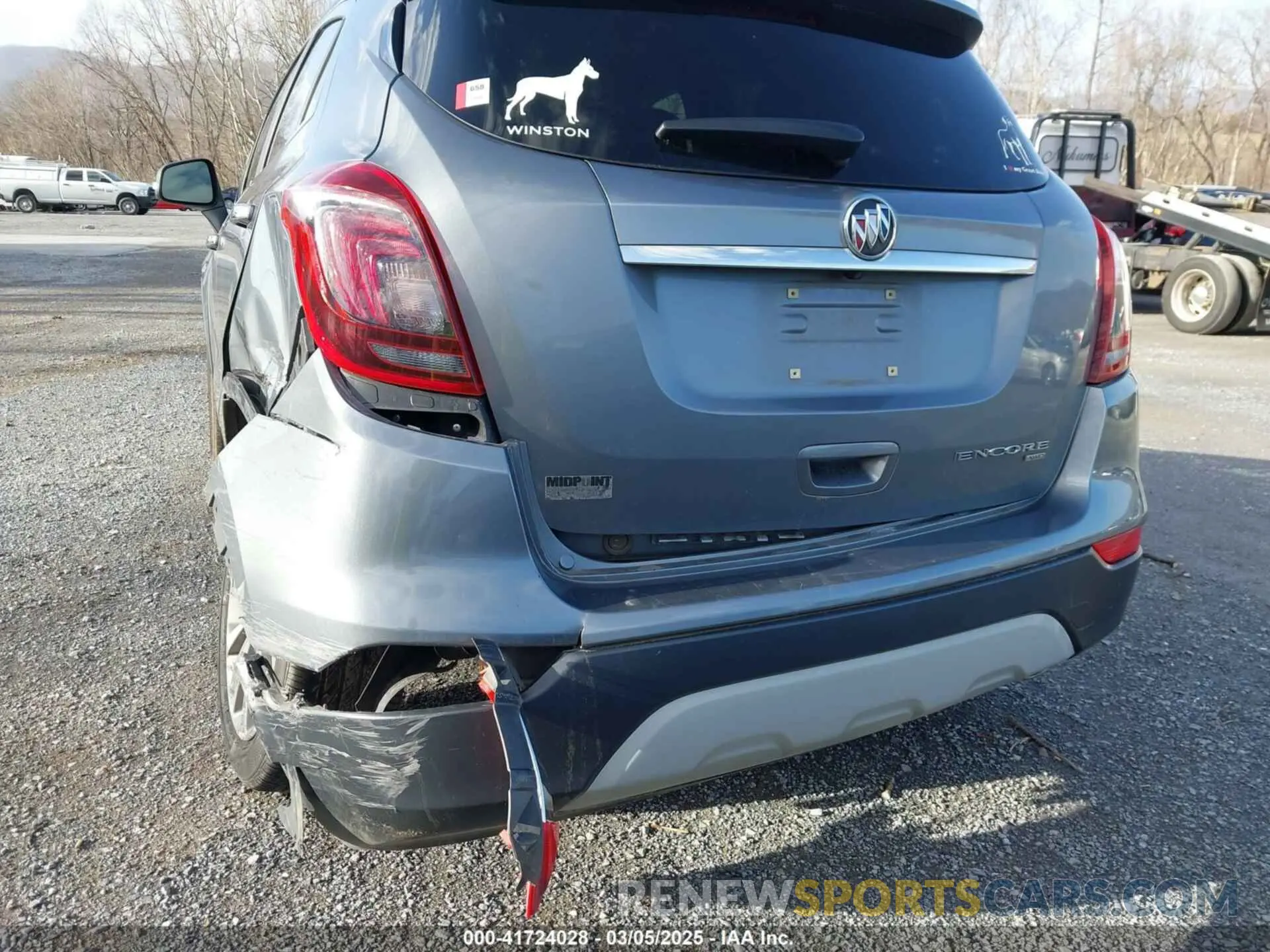 17 Photograph of a damaged car KL4CJESB6KB803094 BUICK ENCORE 2019