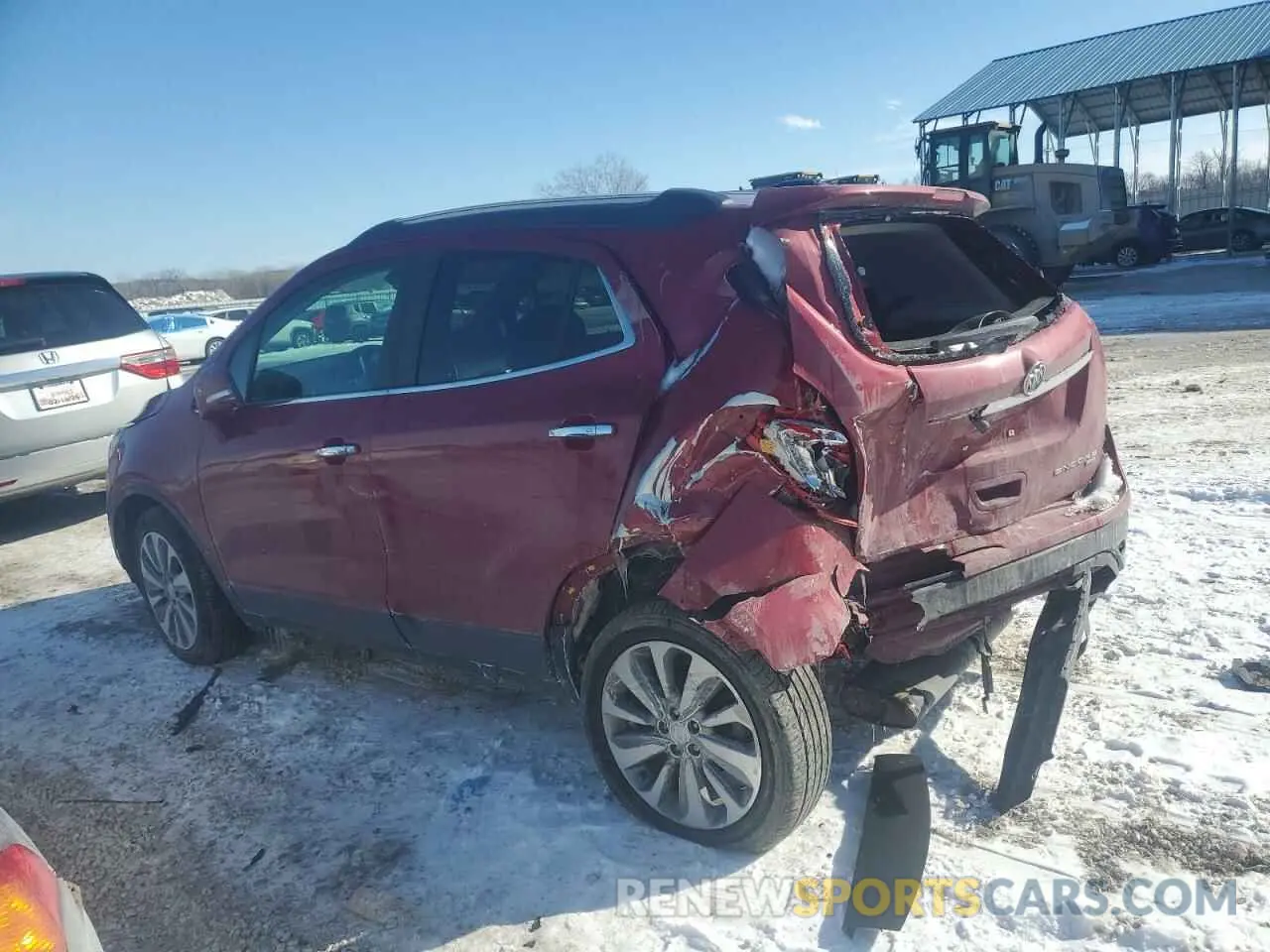 2 Photograph of a damaged car KL4CJESB7KB891220 BUICK ENCORE 2019