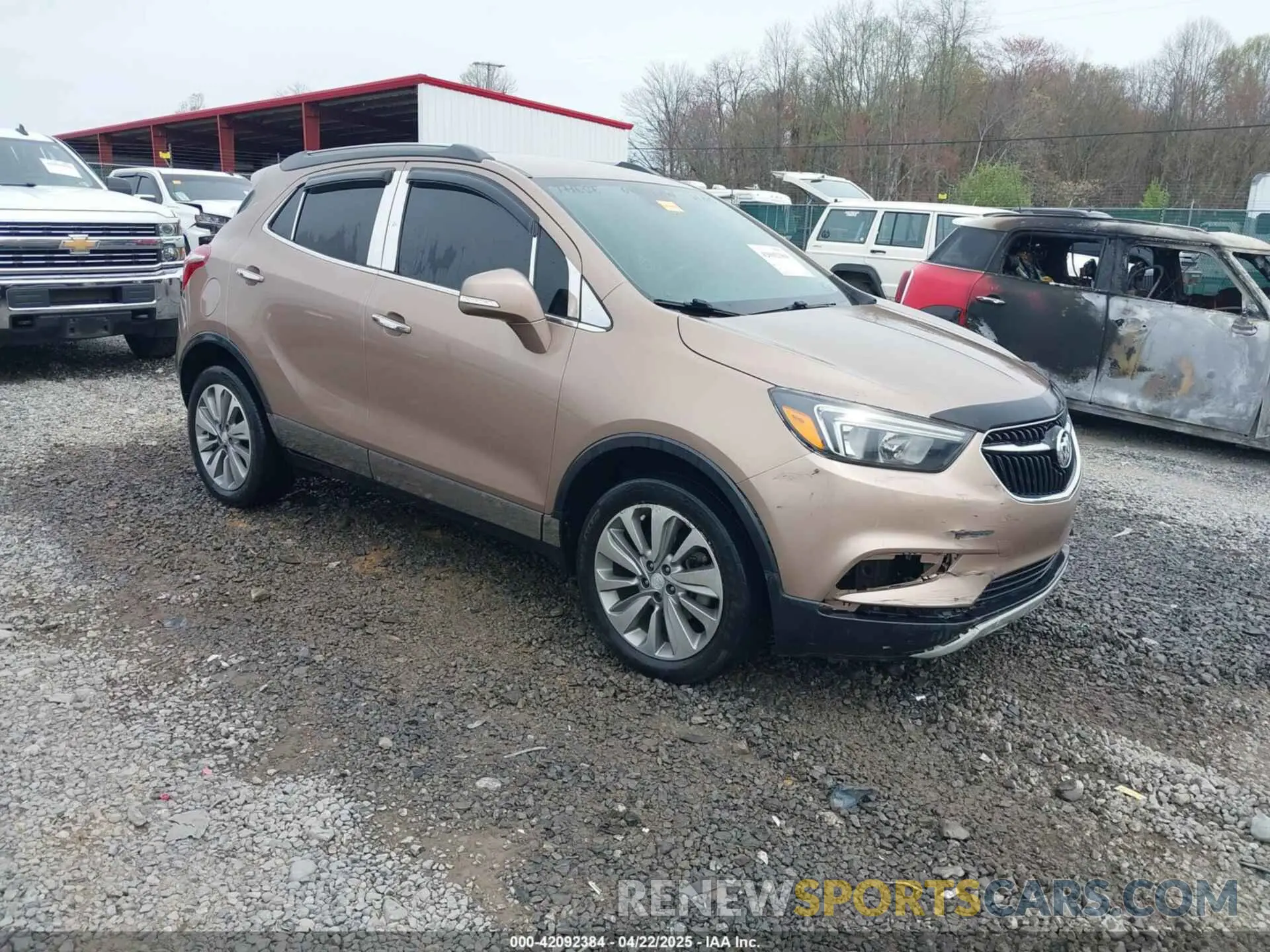 1 Photograph of a damaged car KL4CJESBXKB718467 BUICK ENCORE 2019