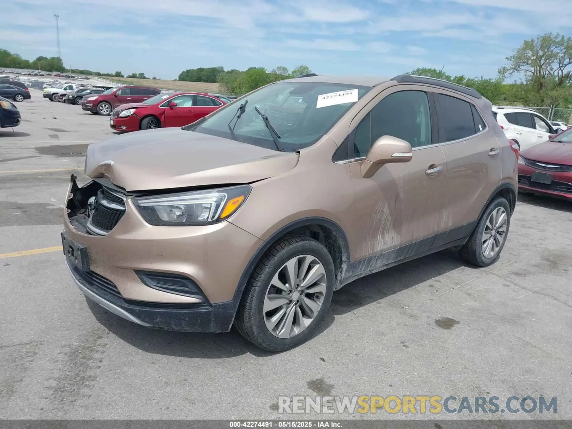 2 Photograph of a damaged car KL4CJESBXKB847051 BUICK ENCORE 2019