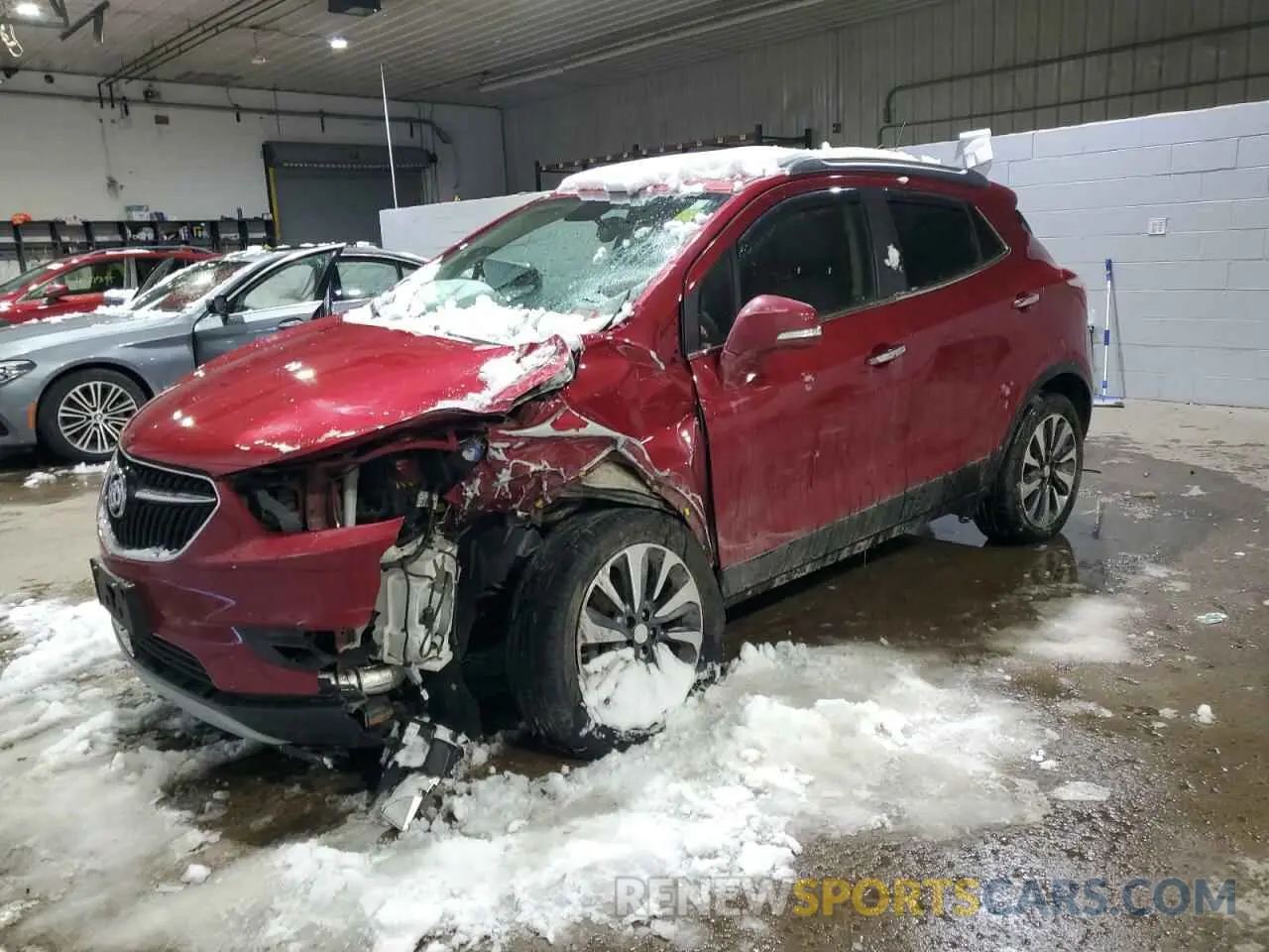 1 Photograph of a damaged car KL4CJGSM0KB755346 BUICK ENCORE 2019