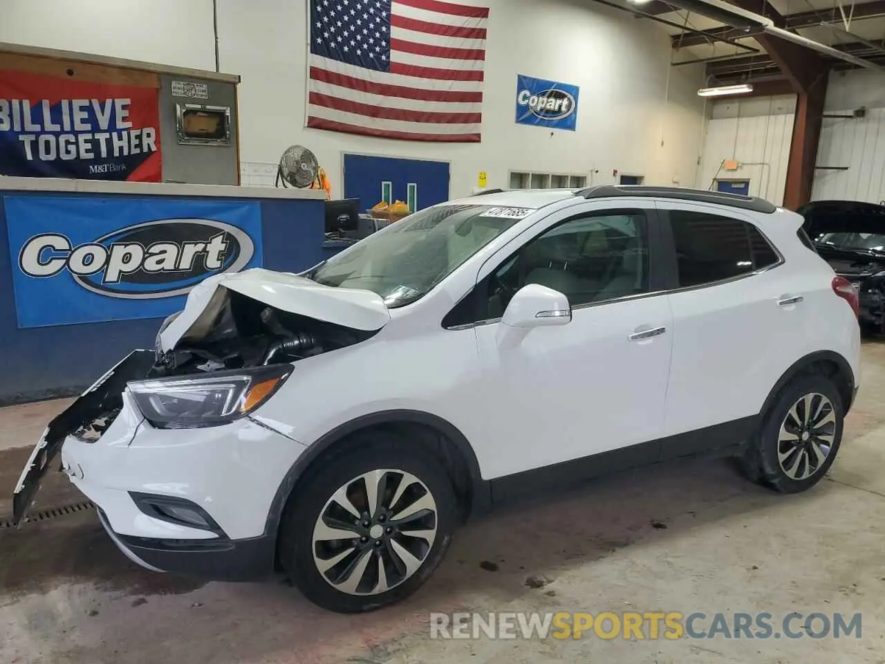 1 Photograph of a damaged car KL4CJGSM1KB730584 BUICK ENCORE 2019