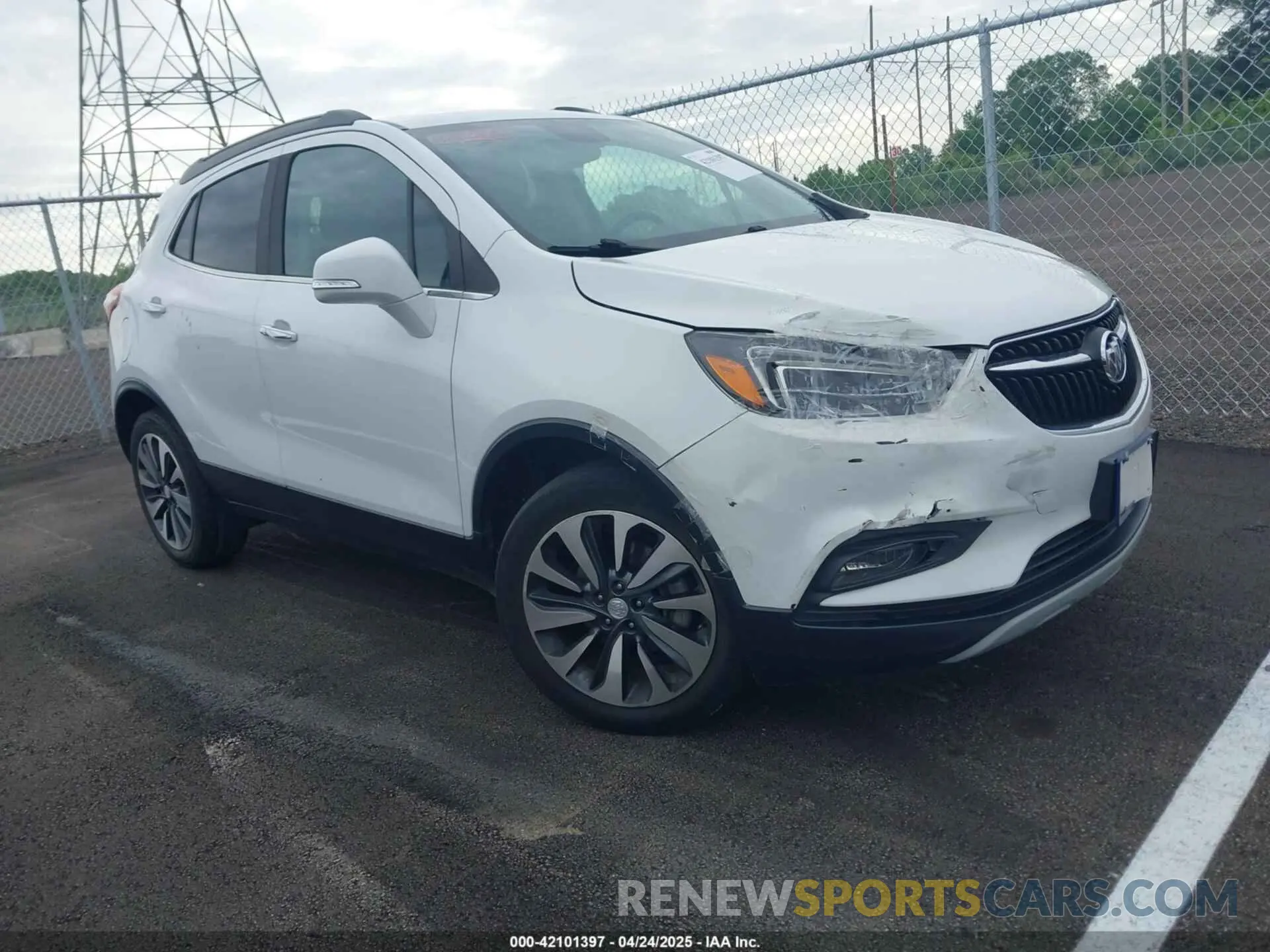 1 Photograph of a damaged car KL4CJGSM2KB876329 BUICK ENCORE 2019