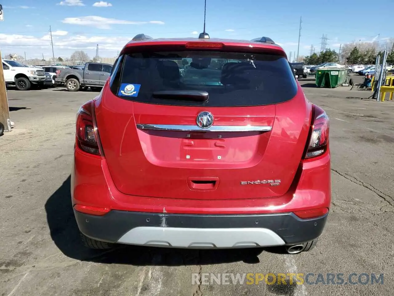 6 Photograph of a damaged car KL4CJGSMXKB857270 BUICK ENCORE 2019