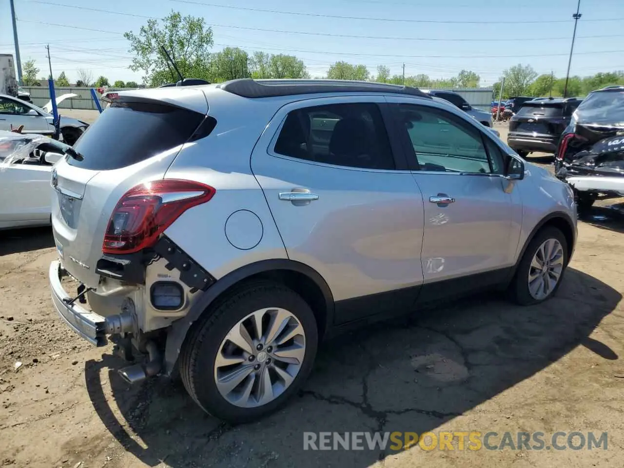 3 Photograph of a damaged car LRBCJASB2KY005802 BUICK ENCORE 2019