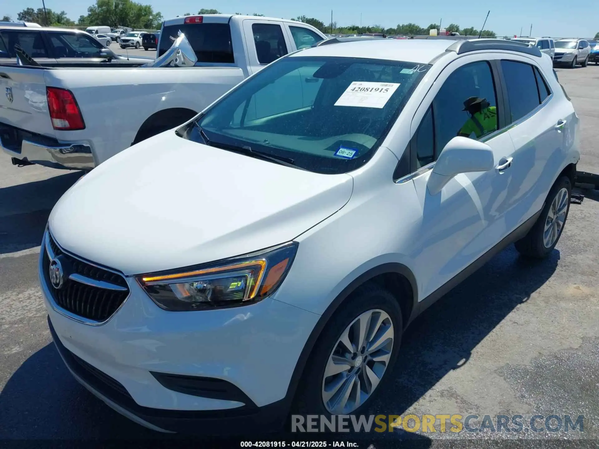 2 Photograph of a damaged car KL4CJASB1LB028357 BUICK ENCORE 2020
