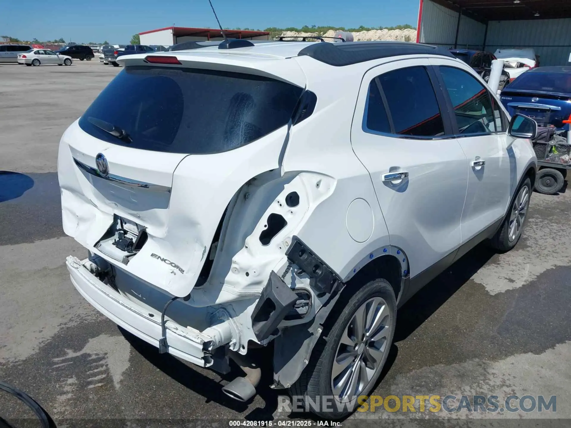4 Photograph of a damaged car KL4CJASB1LB028357 BUICK ENCORE 2020