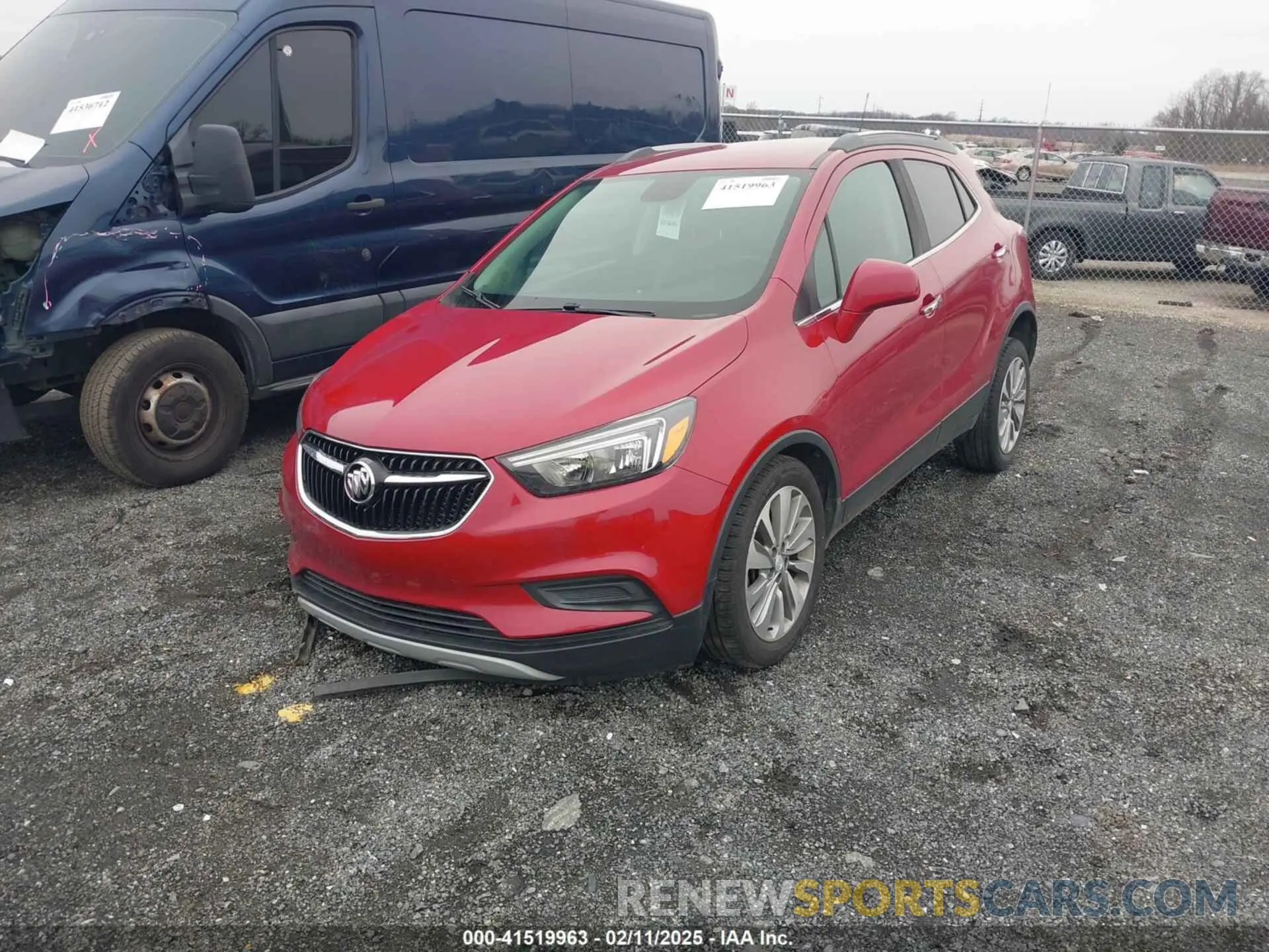 2 Photograph of a damaged car KL4CJASB1LB028374 BUICK ENCORE 2020