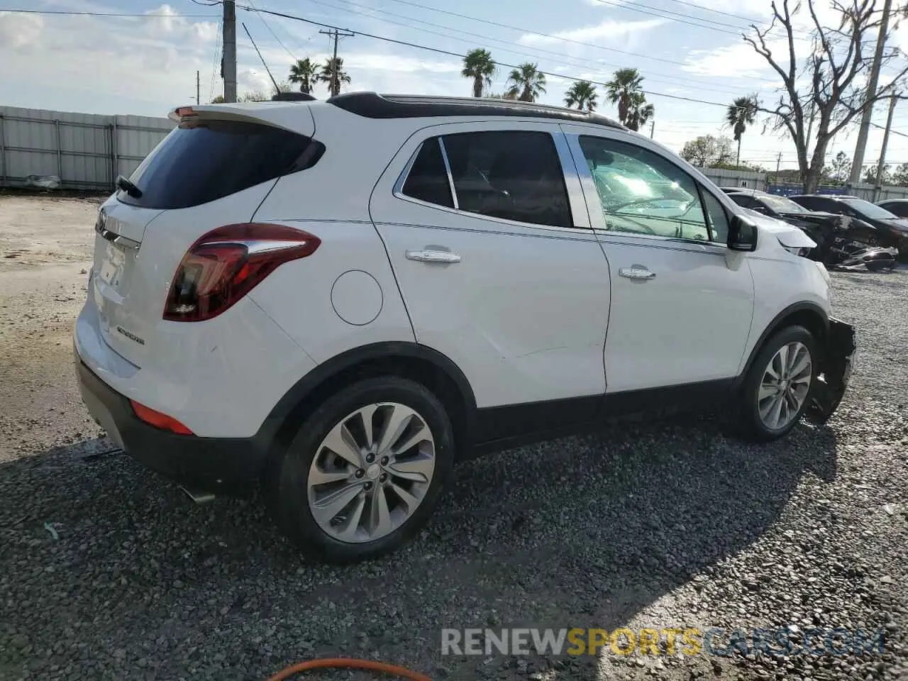 3 Photograph of a damaged car KL4CJASB1LB322907 BUICK ENCORE 2020