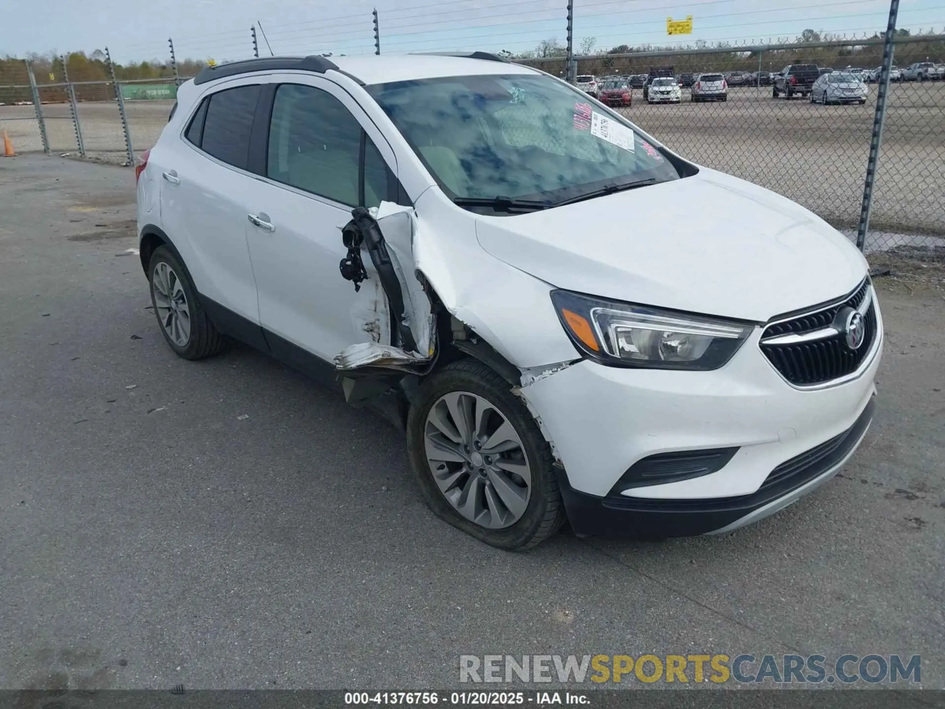 1 Photograph of a damaged car KL4CJASB2LB051694 BUICK ENCORE 2020