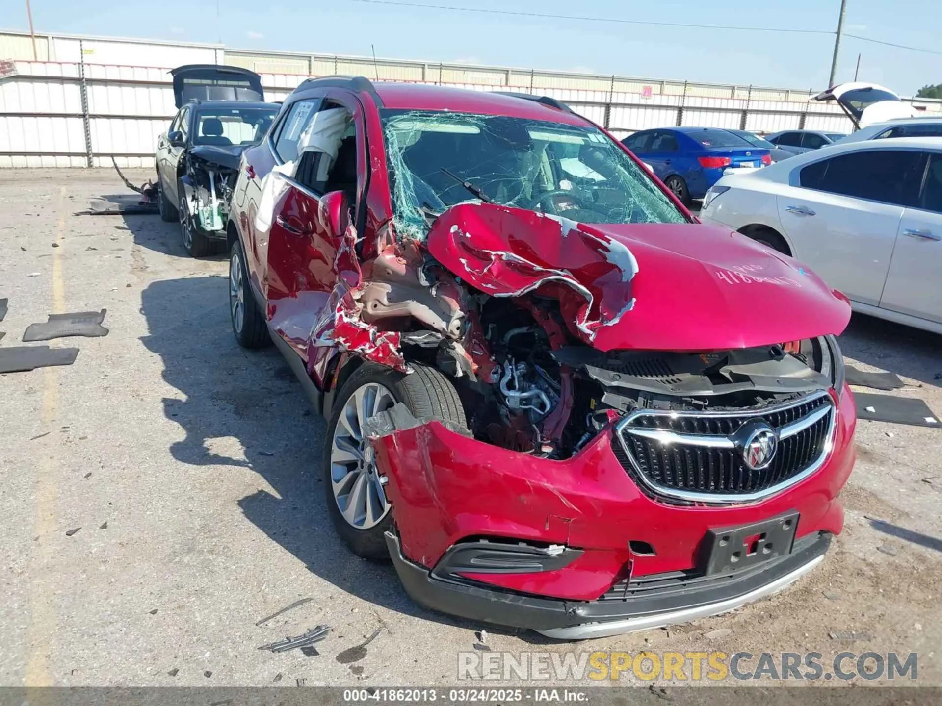 1 Photograph of a damaged car KL4CJASB2LB067068 BUICK ENCORE 2020