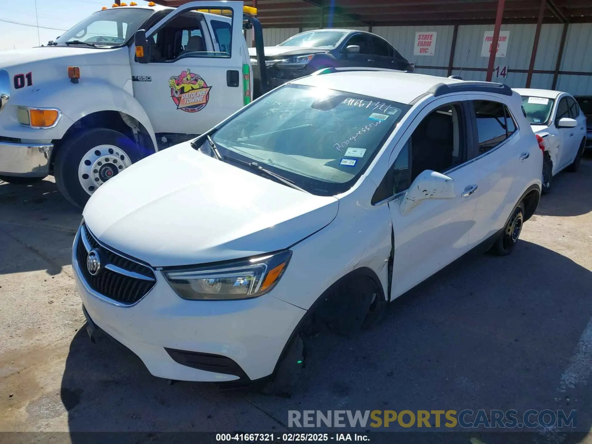 2 Photograph of a damaged car KL4CJASB3LB028117 BUICK ENCORE 2020